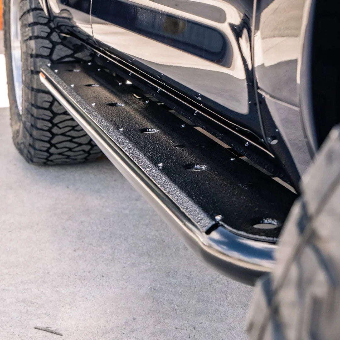 Toyota LandCruiser 300 Series FLAT Rock Sliders / Side Steps