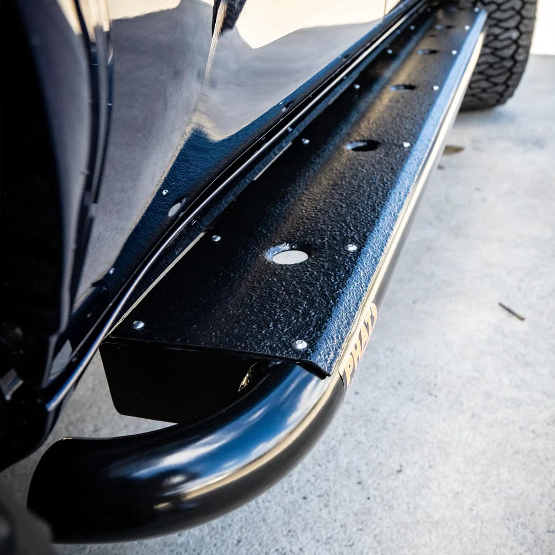 Toyota LandCruiser 300 Series FLAT Rock Sliders / Side Steps