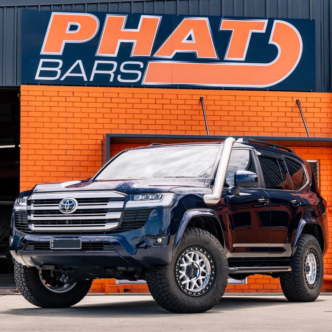 Toyota LandCruiser 300 Series FLAT Rock Sliders / Side Steps