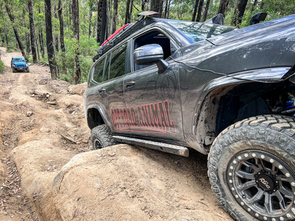 Rock Sliders Welded, Suitable For Toyota Land Cruiser 300 Series, 2022 To Current