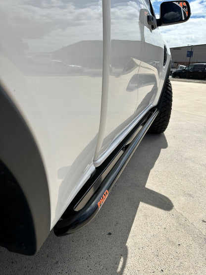 Ford Ranger PY 2023+ ANGLED Rock Sliders / Side steps