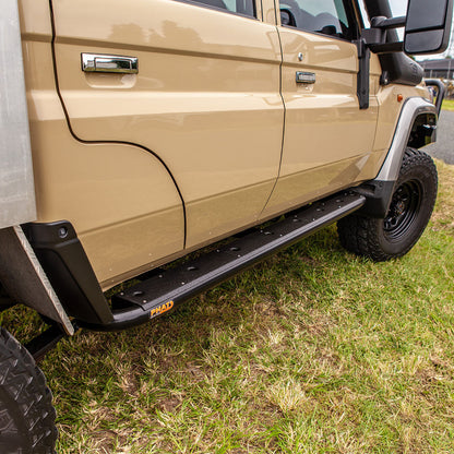 Toyota LandCruiser 79/76 Series FLAT Rock Sliders / Side Steps