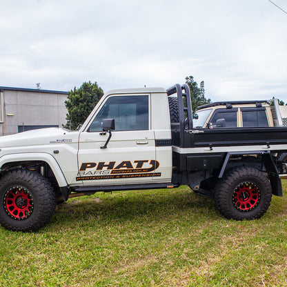 Toyota LandCruiser 79/76 Series FLAT Rock Sliders / Side Steps