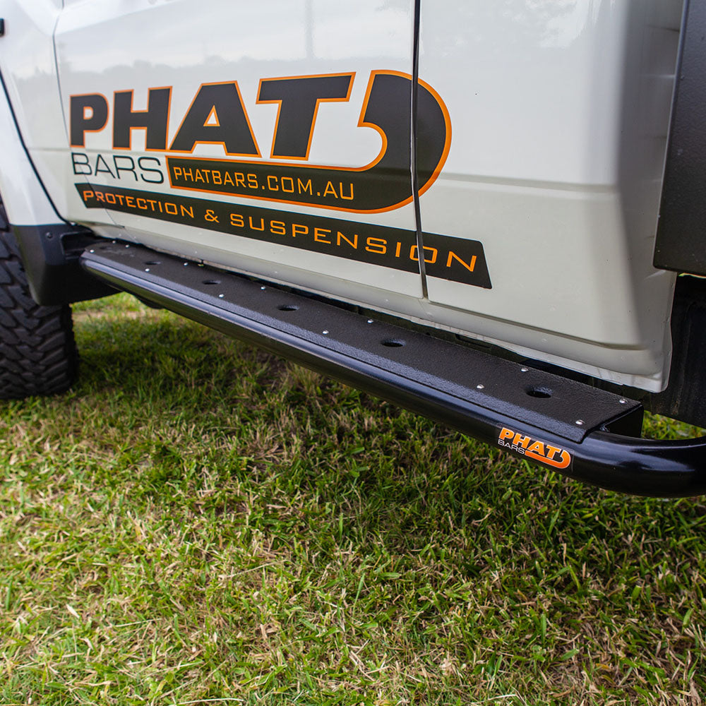 Toyota LandCruiser 79/76 Series FLAT Rock Sliders / Side Steps