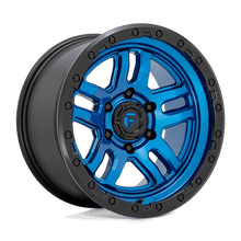 Fuel 1PC D790 AMMO 20x10 6x139.7 -18 Blue W/ Black Lip