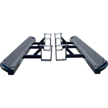 Mazda BT-50 2012-2020 Rock Sliders / Side Steps - Angled - Powdercoated Ally Checkerplate Tread