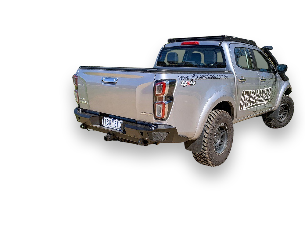 Dmax MY21 rear step and tow bar bumper
