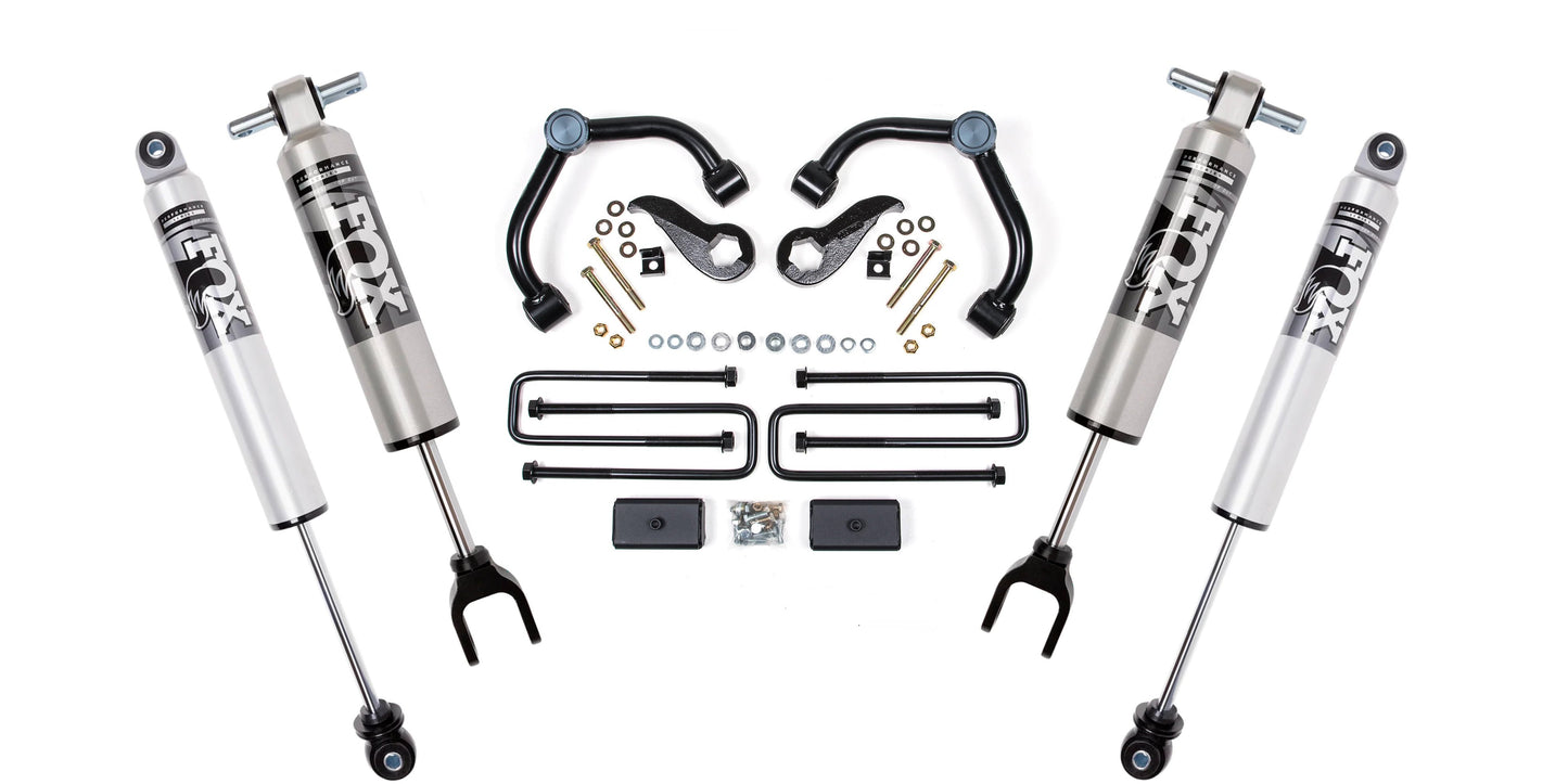 BDS Suspension 3' Lift Kit for 2020+ Chevy Silverado 2500