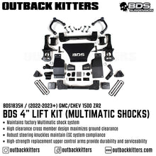 BDS Suspension 4' Lift Kit - Chevy Silverado 1500 ZR2 (22-23)