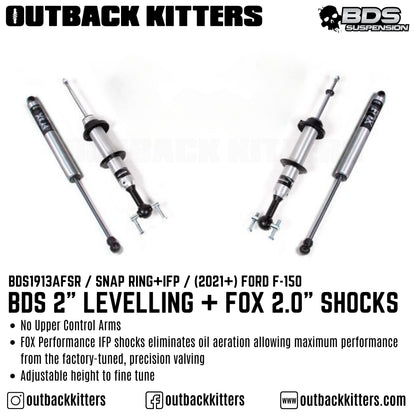 BDS Suspension 2' Levelling Kit for Ford F150 (2021+)
