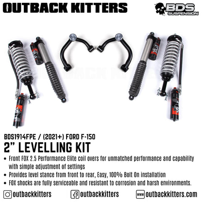 BDS Suspension 2' Levelling Kit for Ford F150 (2021+)