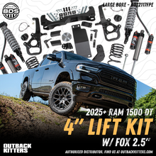 BDS Suspension 4' Lift Kit for 2025+ Ram 1500 DT