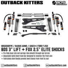 BDS Suspension 3' Lift Kit with Radium Arms for Ford F250 (2023+)