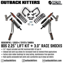 BDS Suspension 2.25' Lift Kit with 3.0' Factory Race Shocks 2022+ Toyota Tundra