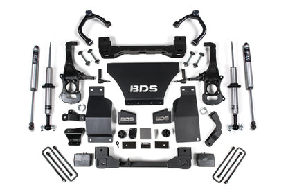 BDS Suspension 4' Lift Kit for 2019+ Chevy Silverado 1500 with Fox Shocks