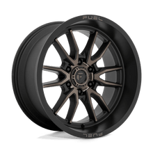 Fuel 1PC D762 CLASH 17x9 6x114.3 +1 Matte Black Double Dark Tint
