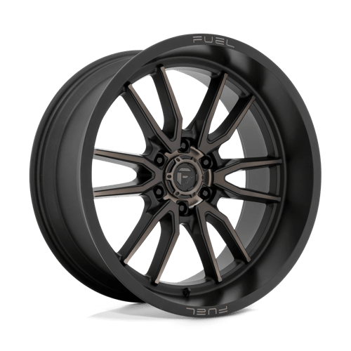 Fuel 1PC D762 CLASH 22x10 6x139.7 -18 Matte Black Double Dark Tint