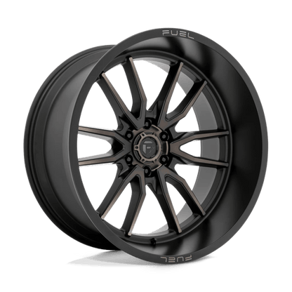Fuel 1PC D762 CLASH 24x12 6x135 -44 Matte Black Double Dark Tint