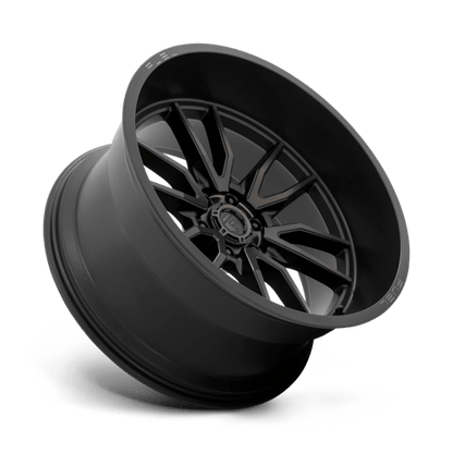 Fuel 1PC D762 CLASH 24x12 6x139.7 -44 Matte Black Double Dark Tint