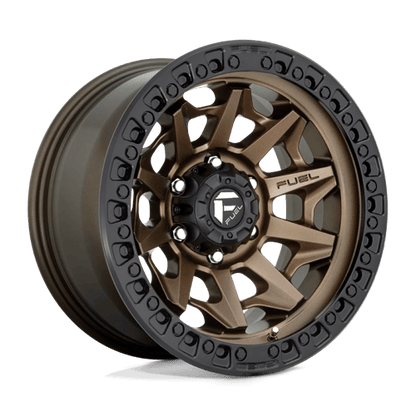 Fuel 1PC D696 COVERT 17x9 6x139.7 -12 Matte Bronze Black Bead Ring