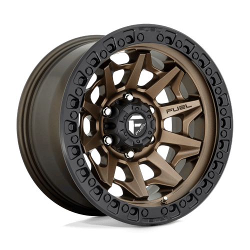 Fuel 1PC D696 COVERT 17x9 6x135 -12 Matte Bronze Black Bead Ring