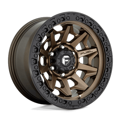 Fuel 1PC D696 COVERT 17x9 6x135 -12 Matte Bronze Black Bead Ring