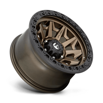 Fuel 1PC D696 COVERT 17x9 6x139.7 -12 Matte Bronze Black Bead Ring