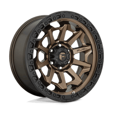 Fuel 1PC D696 COVERT 20x10 8x180 -18 Matte Bronze Black Bead Ring