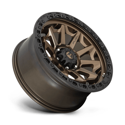 Fuel 1PC D696 COVERT 17x9 6x114.3 +1 Matte Bronze Black Bead Ring
