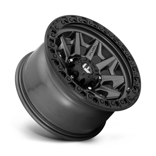 Fuel 1PC D716 COVERT 20x10 6x139.7 -18 Matte Gunmetal Black Bead Ring