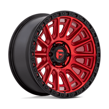 Fuel 1PC D834 CYCLE 20x9 6x139.7 +1 Candy Red W/ Black Ring