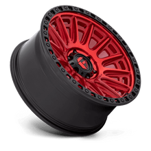 Fuel 1PC D834 CYCLE 20x9 6x139.7 +1 Candy Red W/ Black Ring
