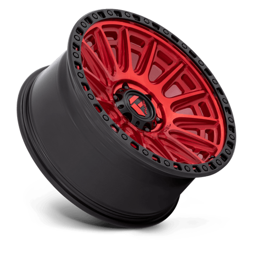Fuel 1PC D834 CYCLE 20x9 6x139.7 +1 Candy Red W/ Black Ring