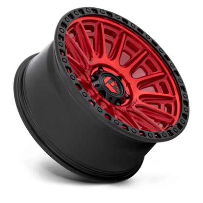 Fuel 1PC D834 CYCLE 20x9 6x139.7 +1 Candy Red W/ Black Ring