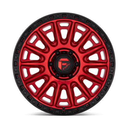 Fuel 1PC D834 CYCLE 20x9 6x139.7 +1 Candy Red W/ Black Ring