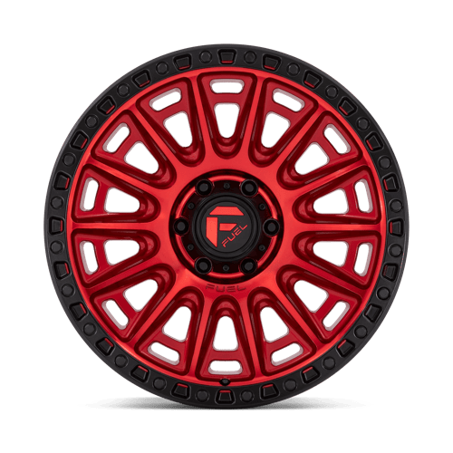 Fuel 1PC D834 CYCLE 20x9 6x135 +1 Candy Red W/ Black Ring