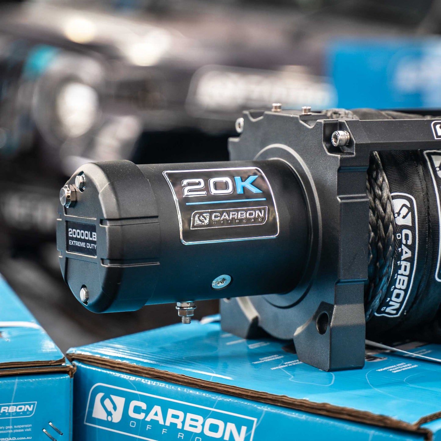 Carbon Scout Pro - 20000lb Extreme Duty Truck Winch
