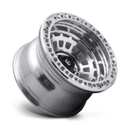 Fuel 1PC D102 ZEPHYR BEADLOCK 17x9 6x139.7 -15 Gloss Machined