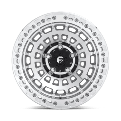 Fuel 1PC D102 ZEPHYR BEADLOCK 17x9 6x139.7 -15 Gloss Machined
