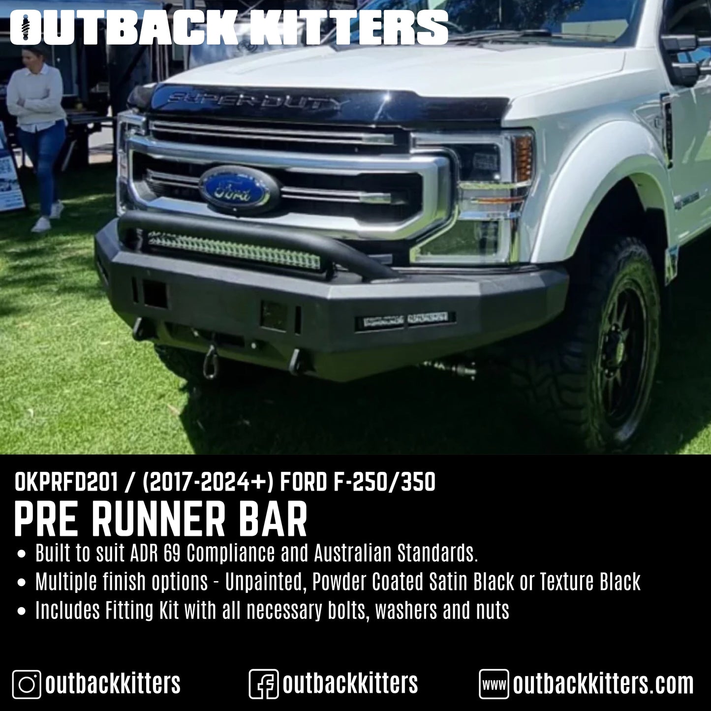 Outback Kitters F250/F350 (2017-2022) Pre Runner Bar