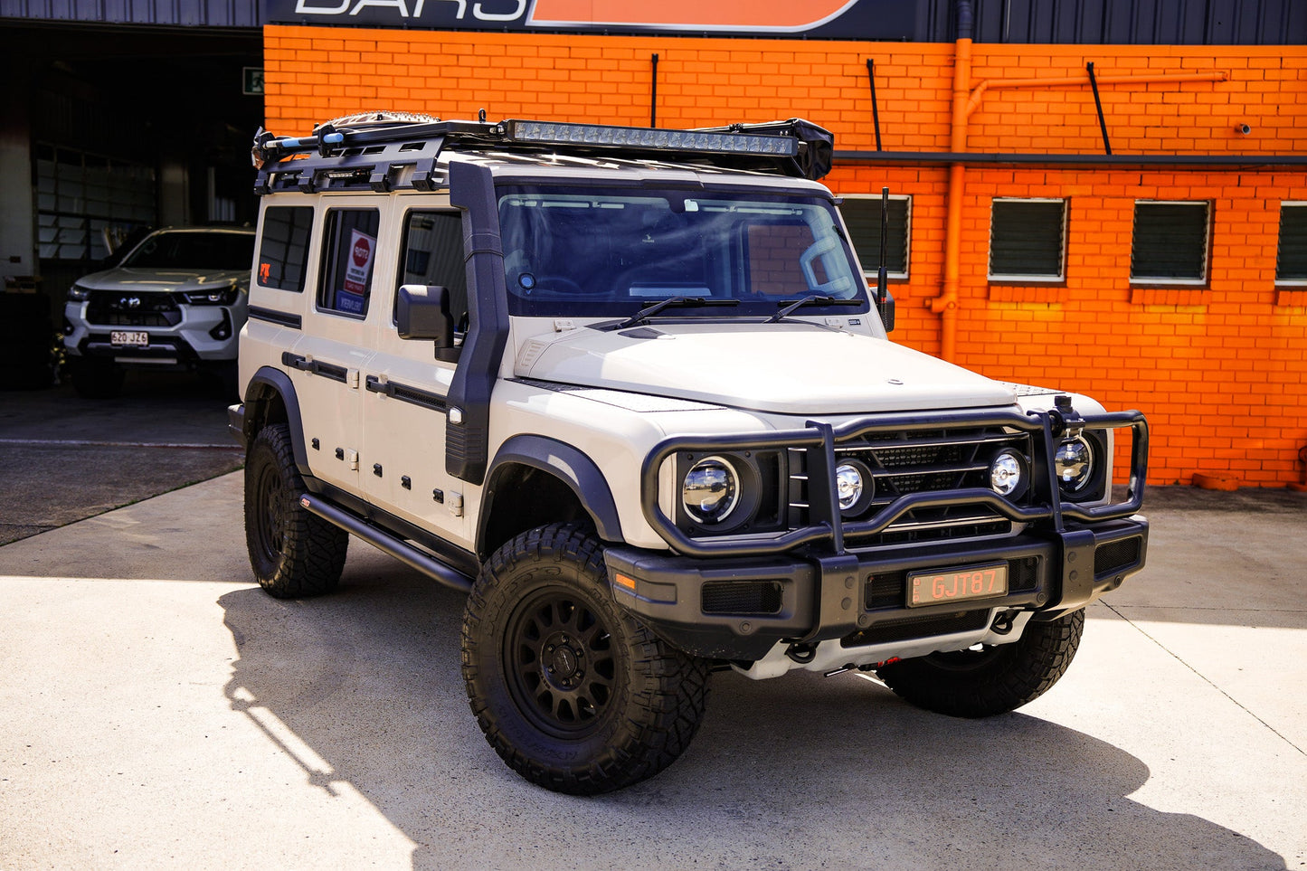 Ineos Grenadier Station Wagon Rock Sliders - Angled