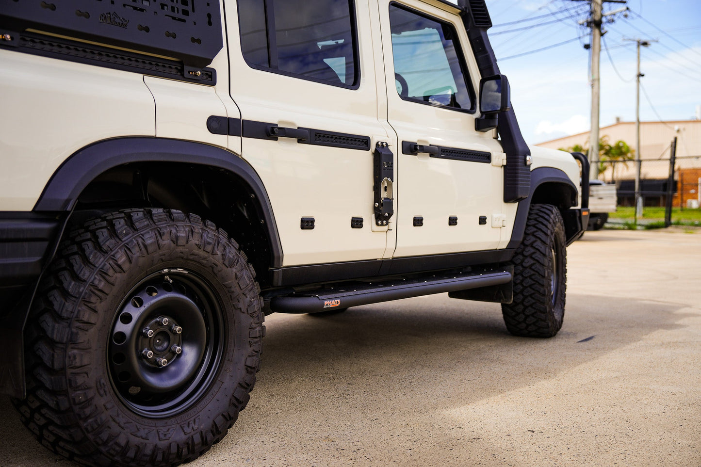 Ineos Grenadier Station Wagon Rock Sliders - Flat