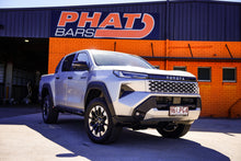 Toyota Hilux N90 2025+ ANGLED Rock Sliders / Side Steps - P/C Ally Checkerplate Tread