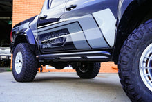 Toyota Hilux N80 'Mac Preston Big Tube' ANGLED Rock Sliders / Side Steps - Powdercoated