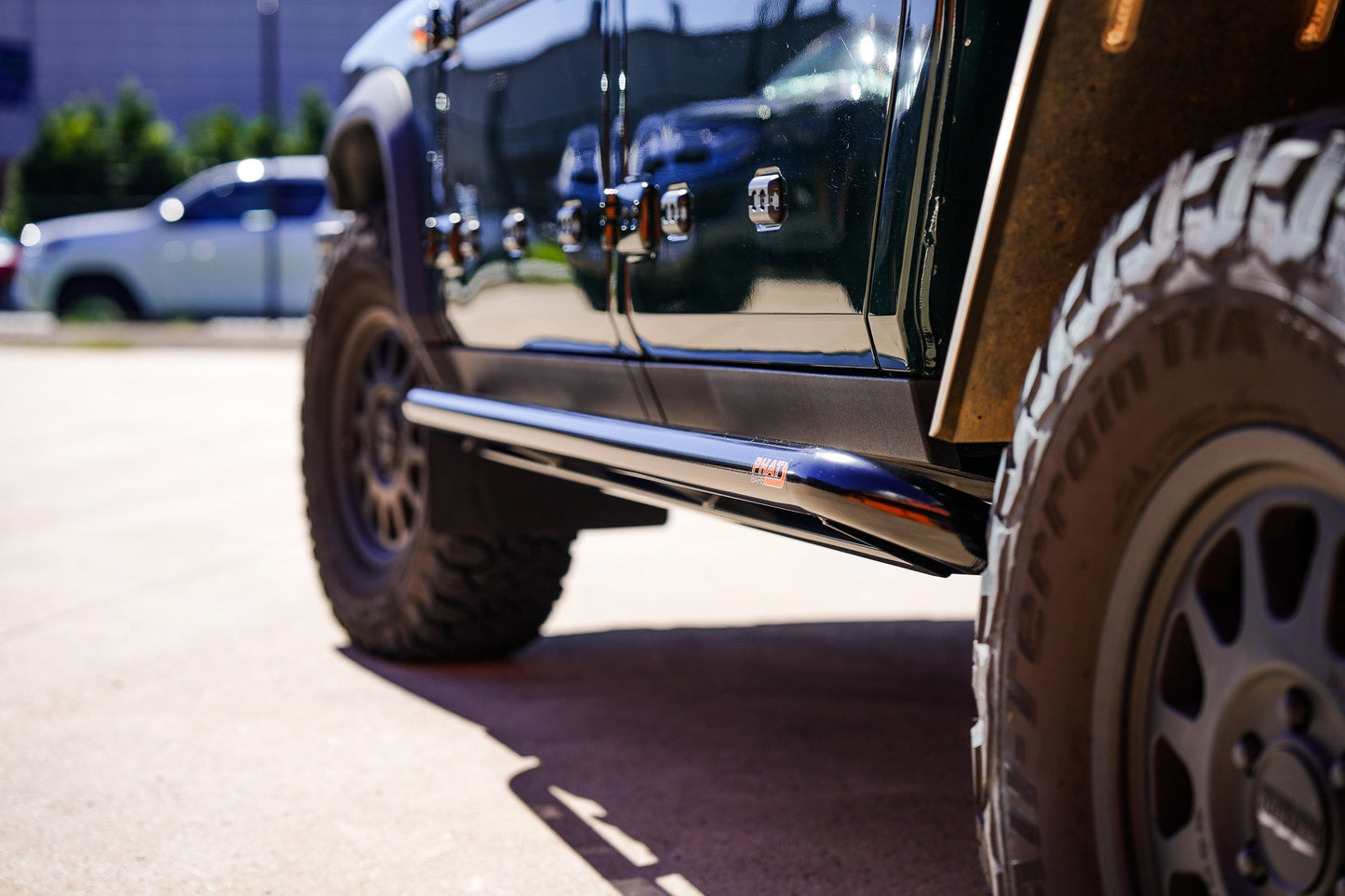 Ineos Grenadier Quartermaster Rock Sliders - Angled