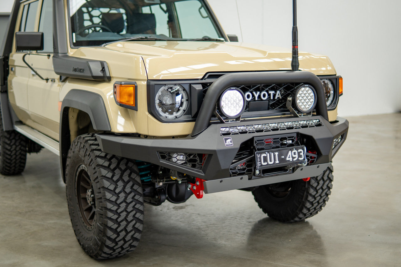 Predator bar to suit 70 series with round hoop