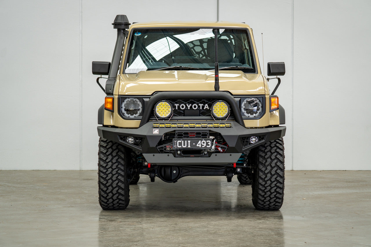 Predator bar to suit 70 series with round hoop