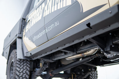 Rock Sliders Welded Assembly, suitable for Toyota Land Cruiser 79 Series, 2007 To current