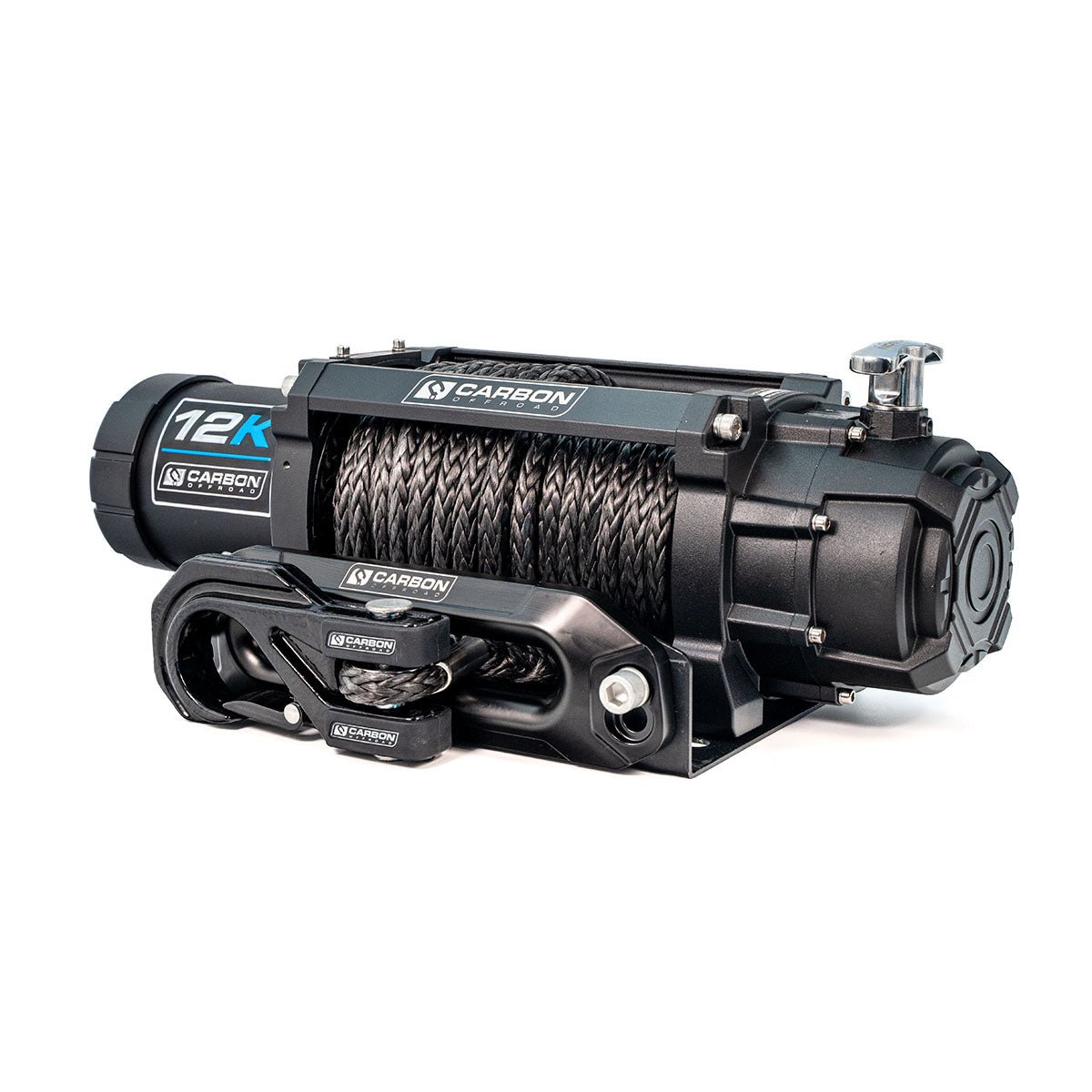 Carbon 12K - 12000lb Winch V3X with MegaPro Hook