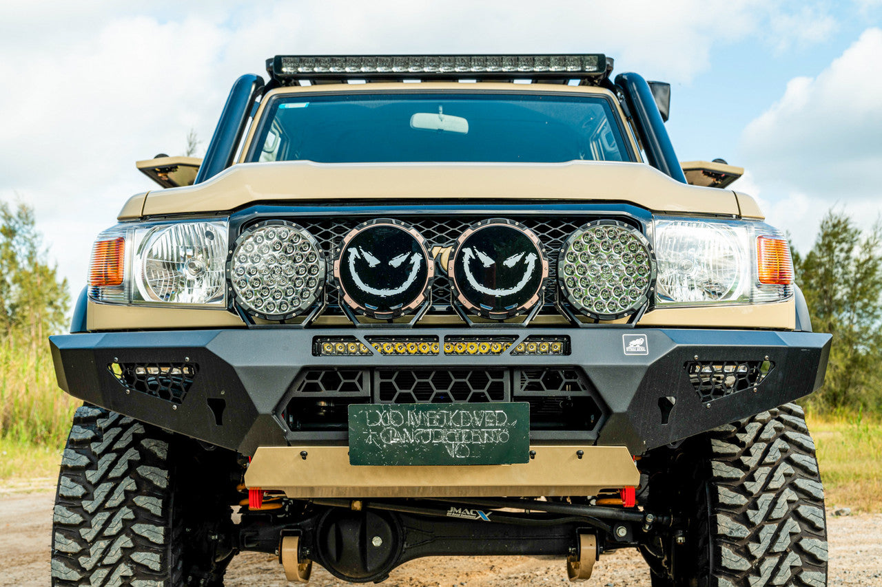 Predator Bull bar, To suit Toyota Land Cruiser 76, 78, 79 Series, 2007-2023 ( Does Not Suit 2017+ Single Cab)